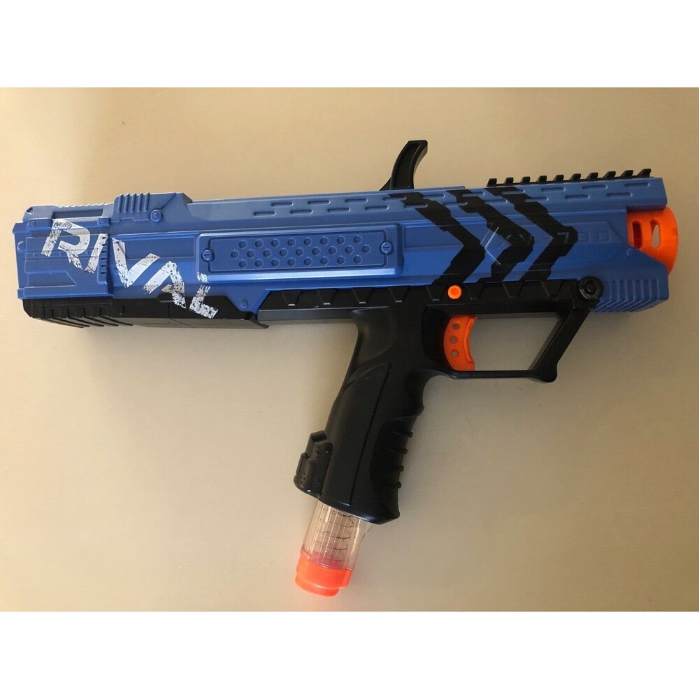 NERF Rival Apollo Xv-700 Blaster - Blue, Extended Magazine No Foam Ammo Balls